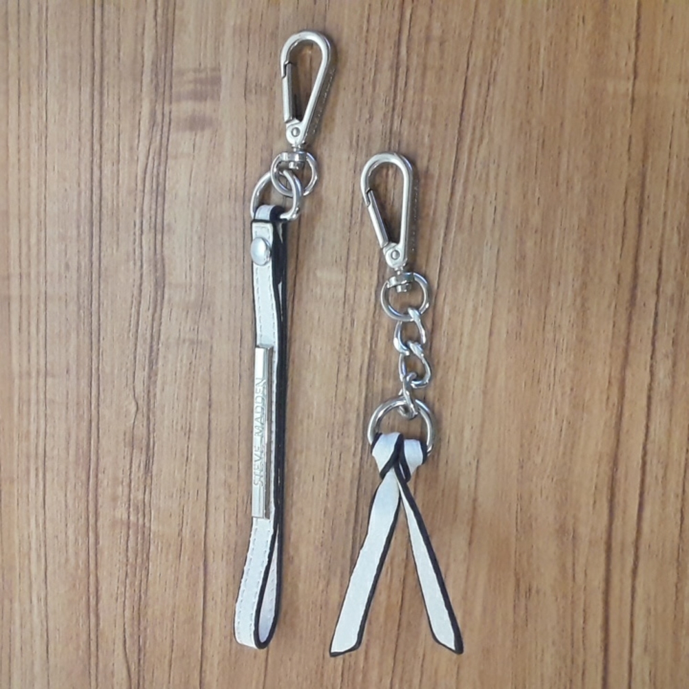 Steve Madden handmade keychain and wristlet